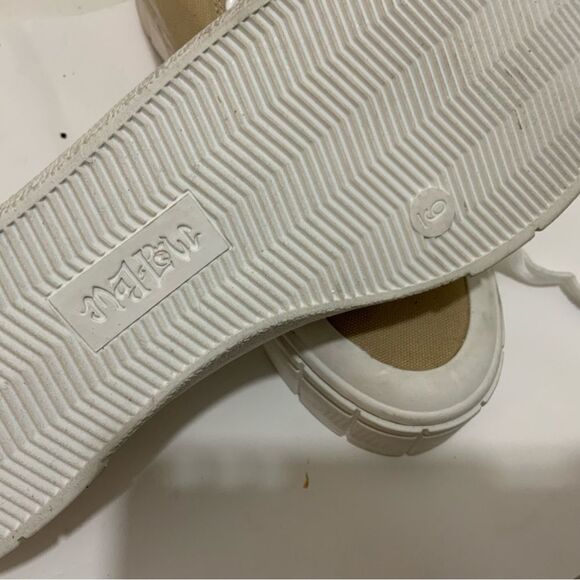 Maj Pole Tan white  Fran Sneakers - Size 9 - Picture 8 of 9